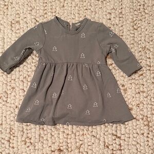 Quincy Mae pine tree Green Dress